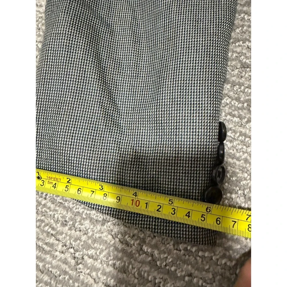 Lauren Ralph Lauren Men's Blazer Gray Houndstooth Sport Coat 24x31 48